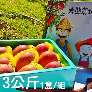 【枋寮‧大熊農場】愛文芒果3公斤/箱(預購)