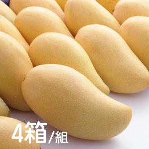 【農會‧六龜】金煌芒果 6公斤 x4箱 /組  (加贈高雄香蕉1箱)